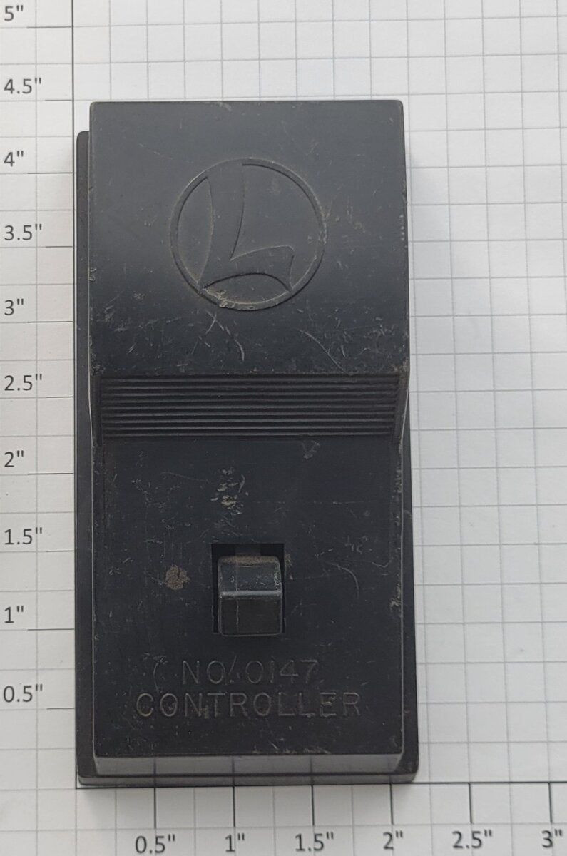 Lionel 0147 O Gauge Black Button Whistle Switch Controller