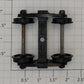 Weaver P748-1 Plastic Sprung 2-Rail 4-Wheel Archbar Freight Trucks