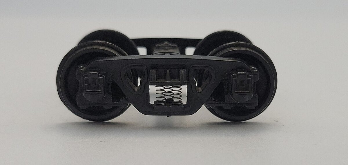 Weaver P748-1 Plastic Sprung 2-Rail 4-Wheel Archbar Freight Trucks
