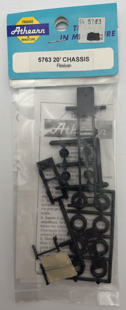 Athearn 5763 HO Flexivan 20' Chassis Kit