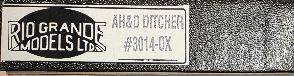 Rio Grande Models 3014-OX HOn3 American Hoist & Derrick Company Ditcher Kit