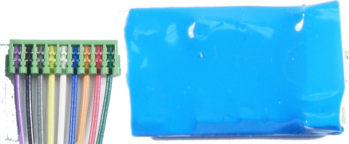 NCE 0104 HO D15SR Decoder 6-Function 9-Pin JST Harness