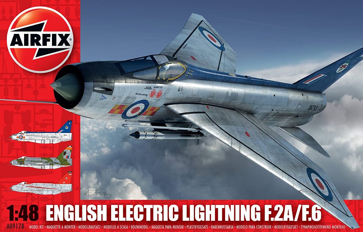 Airfix Products A09178 1:48 English Electric Lightning F.2A/F.6 Plane Kit