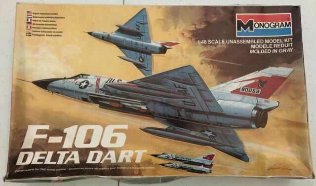 Monogram 5809 1:48 F-106 Delta Dart Model Military Aircraft Plane Model Kit