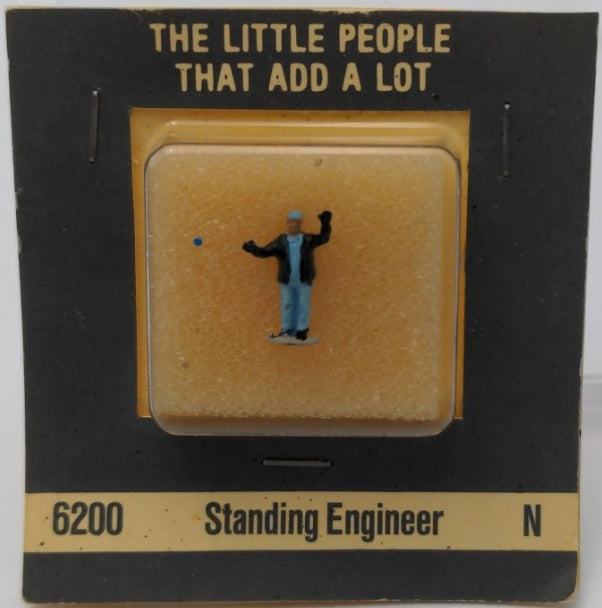 NJ International 6200 N Scale Crowd Pleasers Standing Engineer Painted Figure