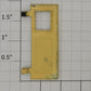 Lionel 418-4 Standard Gauge Yellow Left Hand Small Car Door
