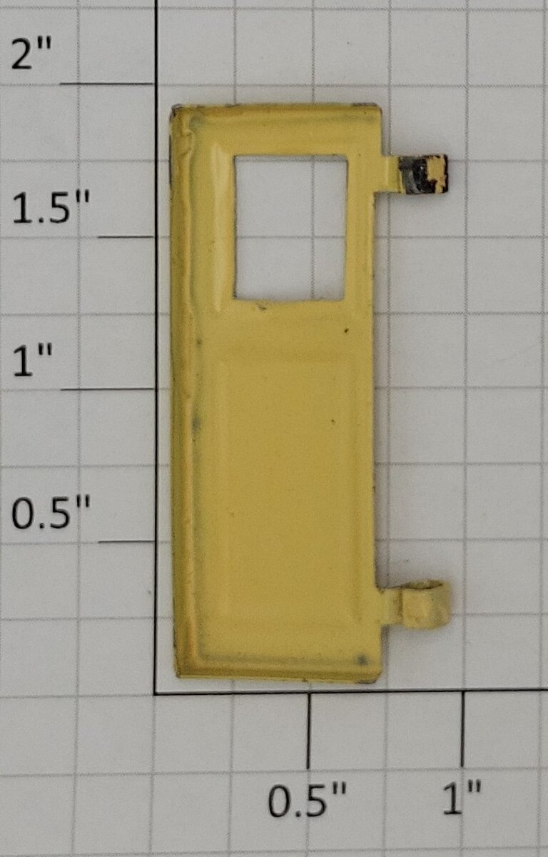 Lionel 418-4 Standard Gauge Yellow Left Hand Small Car Door