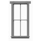Tichy 2014 O 2/2 Double Hung Window 30" W x 70" H W/Glazing & Shades (Pack of 6)