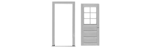 Tichy 2041 O 6 Lite Door and Frame 36
