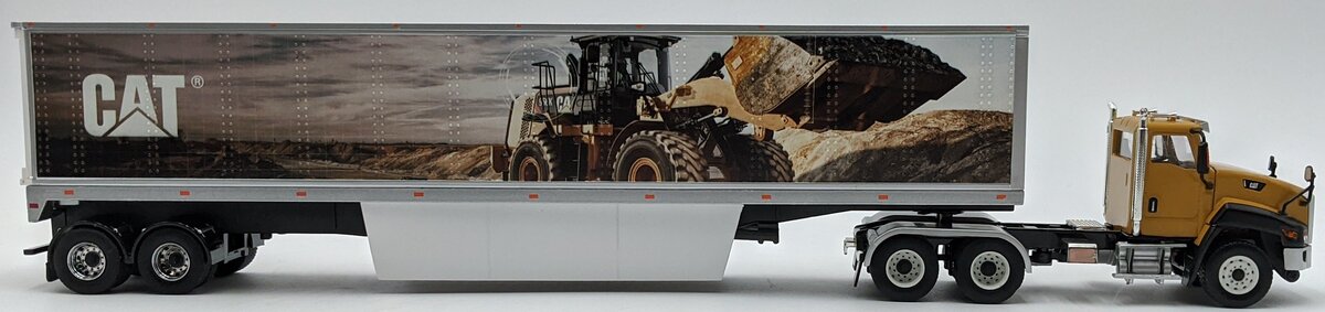 DieCast Masters 85666 1:50 Caterpillar CT660 Day Cab with Mural Dry Van Trailer