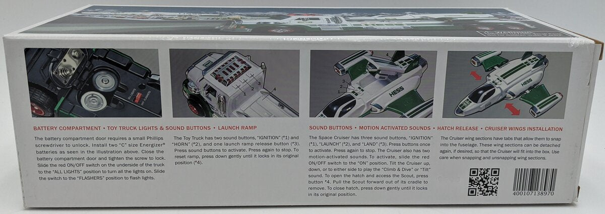 Hess 2014 Toy Truck and Space Cruiser with Scout
