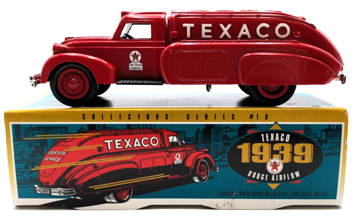 Ertl 9500 Diecast Texaco Tanker Truck with Coin Bank Replica