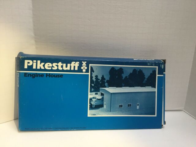 Pikestuff 541-0008 HO Scale Engine House 1 or 2 Doors Building Plastic Kit