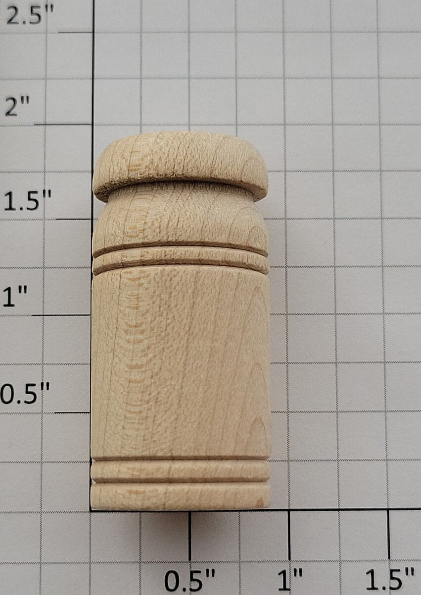 Acme 1000X-211C Unfinished Wooden Cannister Barrel