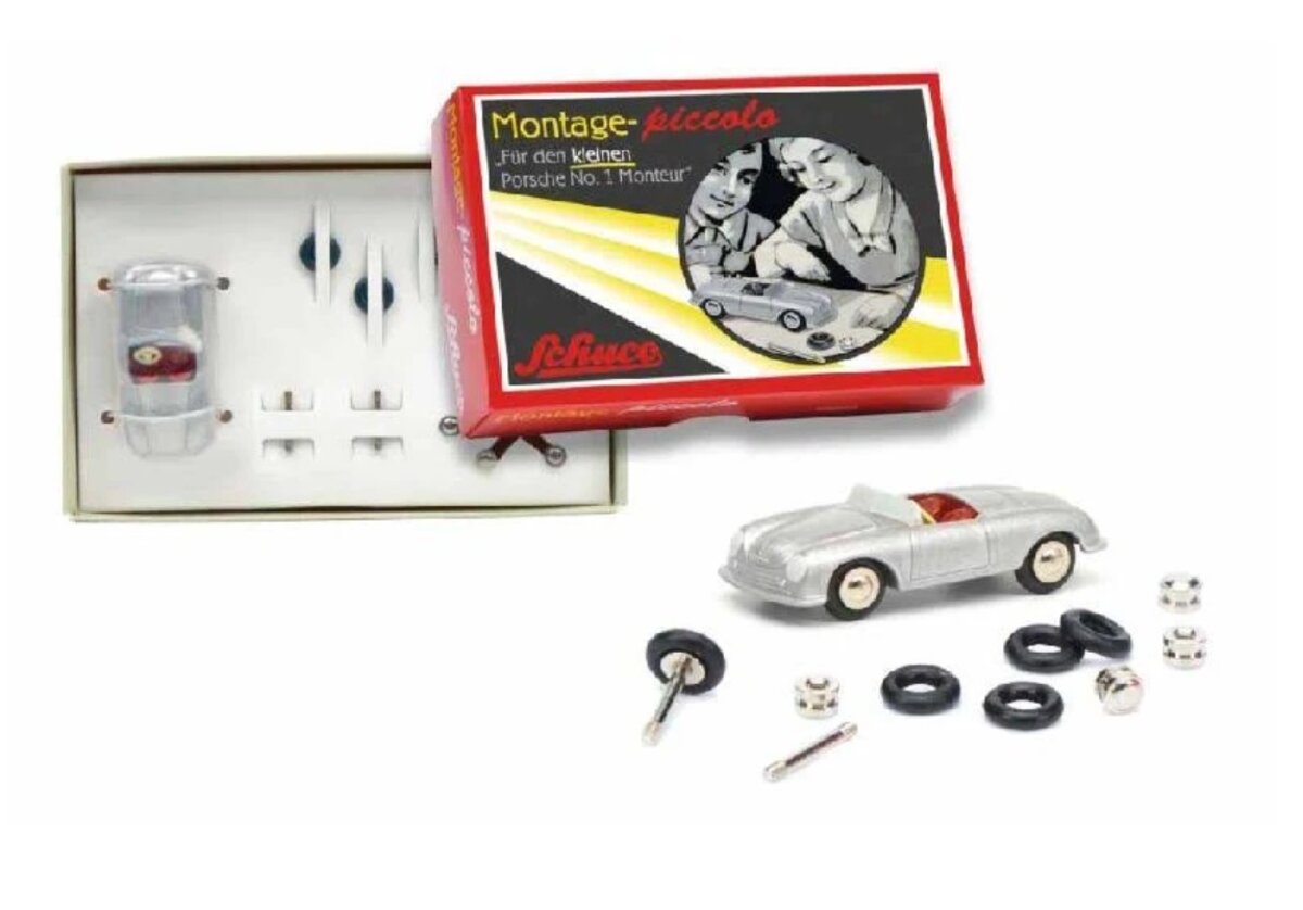 Schuco 450559900 Piccolo Construction Kit Porsche Monteur #1
