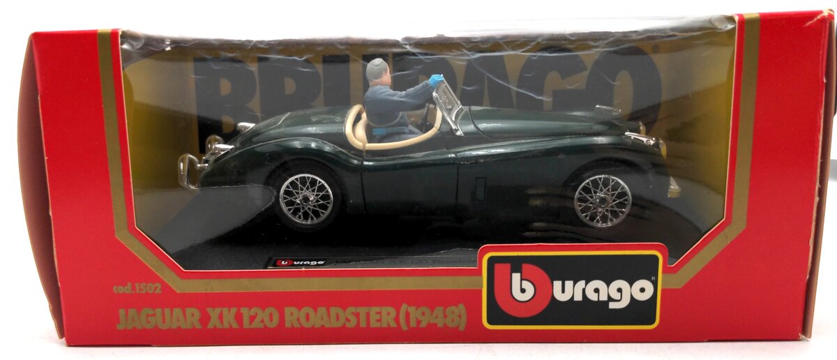 Bburago 1502  1:24 Scale Die-Cast Metal Jaguar XK120 Roadster (1948)