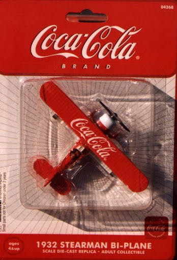 Gearbox 04268 Die-Cast 1932 Stearman Bi-Plane Aircraft Model Kit