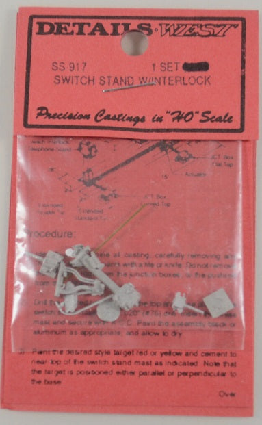 Details West 917 HO Scale Switch Stand With Interlock