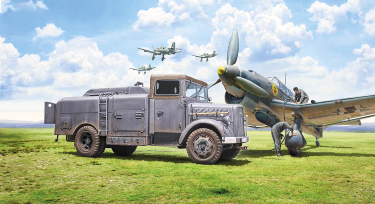 Italeri 2808 1:48 Battle of Britain Opel Blitz er Military Tank Model Kit