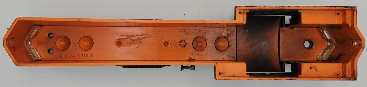 Lionel 2338-1 Repainted Black and Orange Milwaukee Road Diesel GP-9 Shell