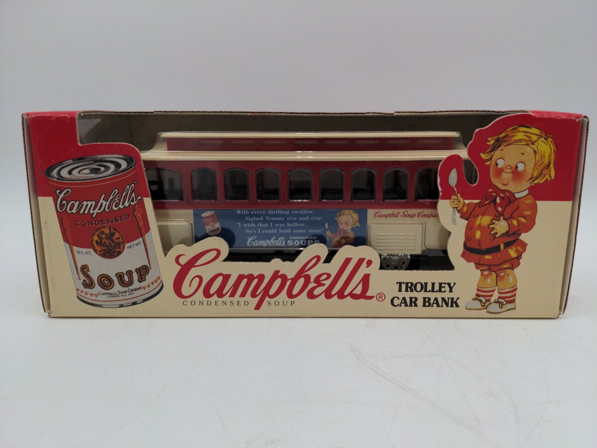 Ertl B621 1:43 Diecast Campbell's Trolley Car Bank