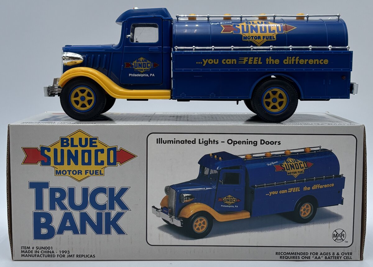 Marx Toys Sun001 Blue Sunco Motor Fuel Truck Bank