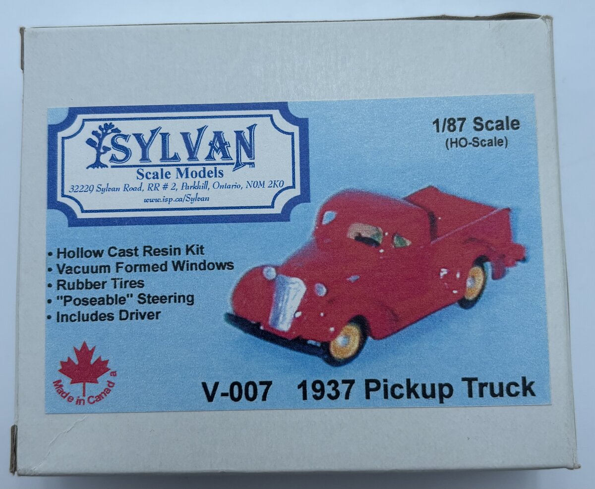 Sylvan Scale Models V-007 HO Scale 1937 Pick Up Truck