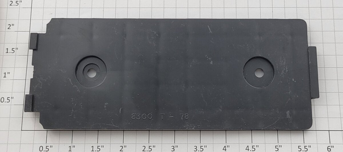 Lionel 8300T-78 Black Plastic Tender Frame