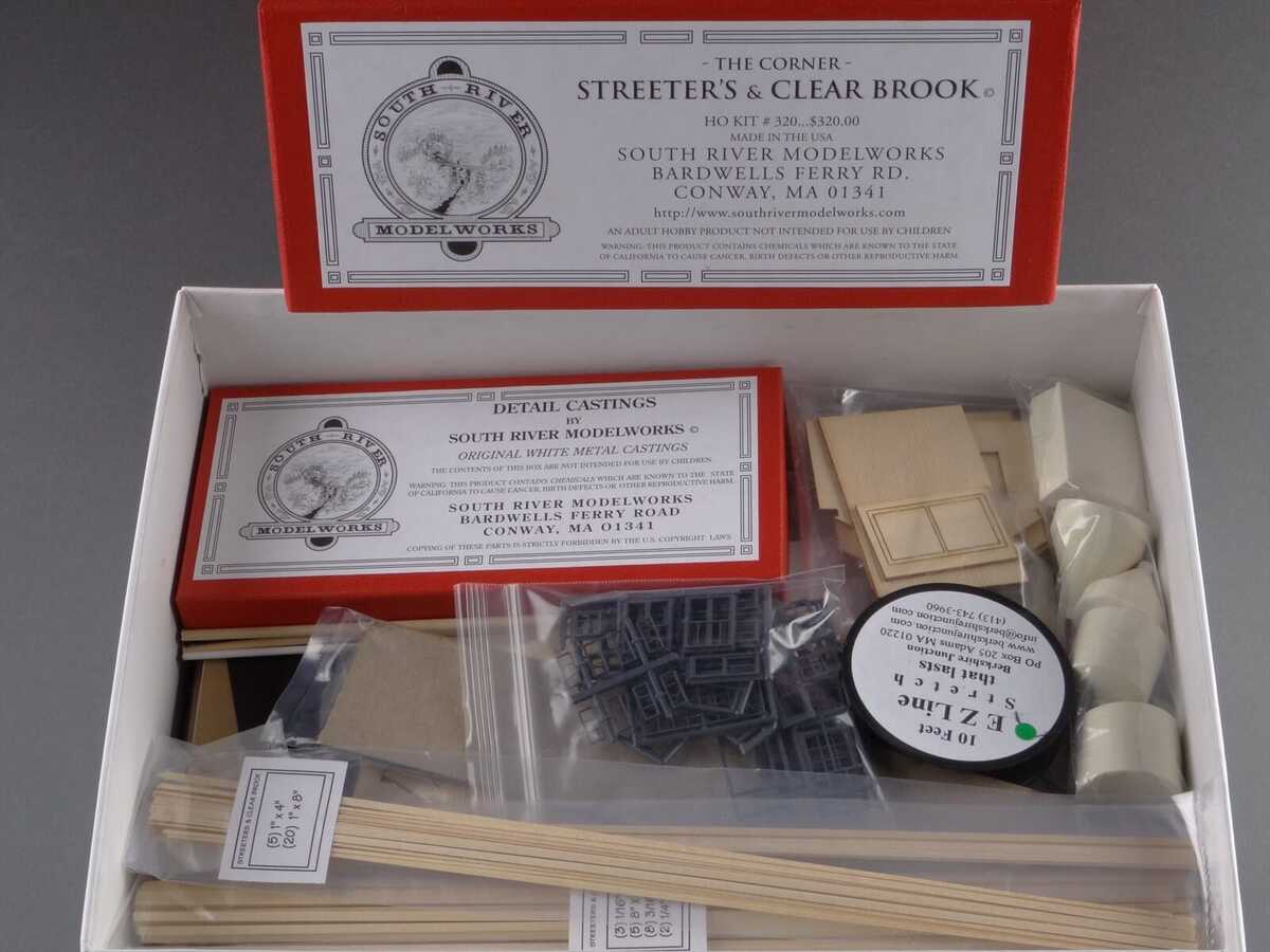 South River Model Works 320 HO The Corner Streeter's & Clear Brook Building Kit