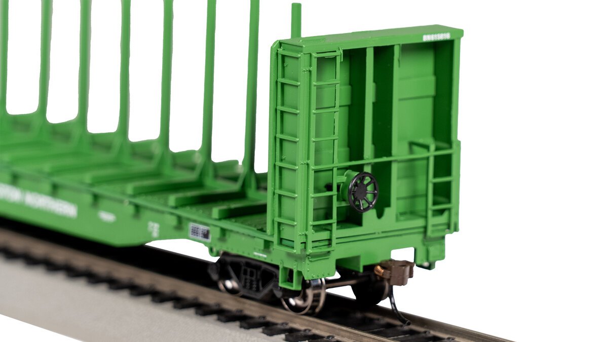 Bachmann 12903 HO Burlington Northern 52' Center-Beam Flatcar #615816