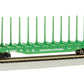 Bachmann 12903 HO Burlington Northern 52' Center-Beam Flatcar #615816