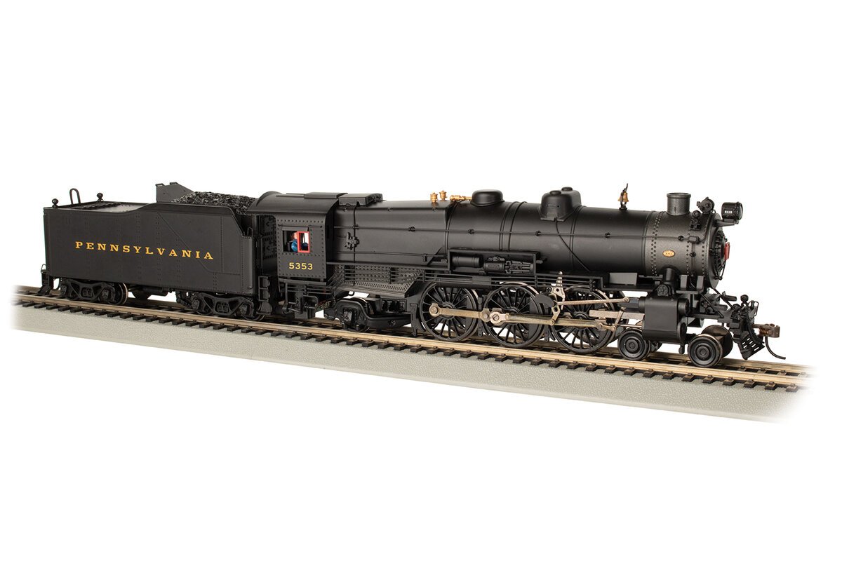 Bachmann 84405 HO PRR Pre-War Slat Pilot K4 4-6-2 Steam Locomotive w/Sound #5353