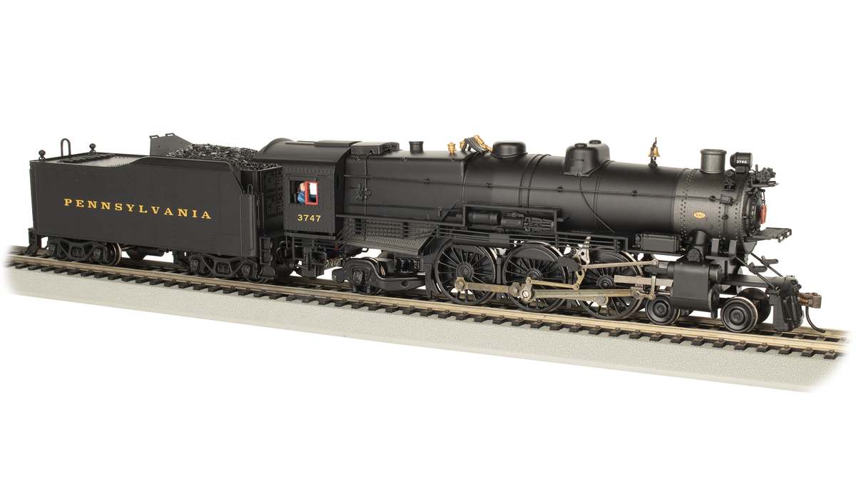 Bachmann 84406 HO PRR Pre-War Slat Pilot K4 4-6-2 Steam Locomotive w/Sound #5492