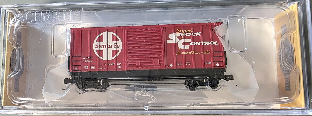 Bachmann 18251 N Atchison, Topeka and Santa Fe Hi-Cube Box Car #14044
