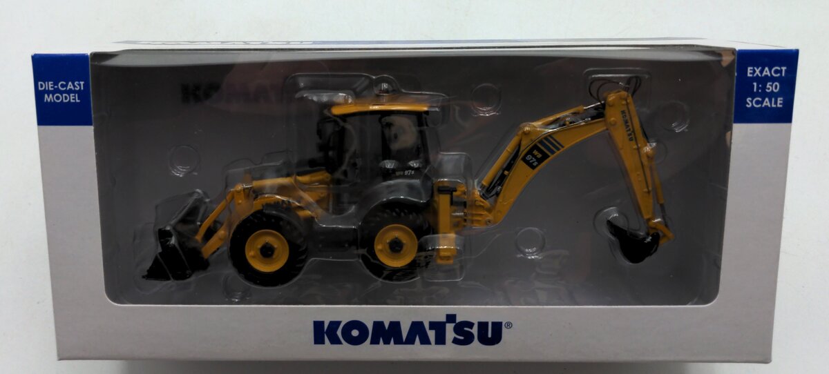 Universal Hobbies 8139 1:50 Komatsu WB97S-8 Backhoe Loader