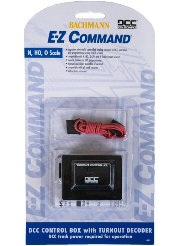 Bachmann 44949 HO E-Z Track DCC Control Box with Turnout Decoder