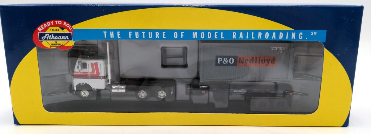 Athearn 92131 HO Scale P&O Nedlloyd 20' Container w/Tractor Trailer