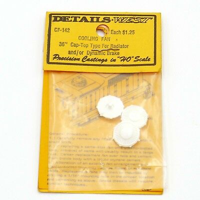 Details West CF-142 HO Scale Cooling Fan 36