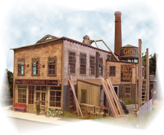 Bar Mills HO Scale Gibley’s Furniture Co. Laser Cut Building Kit