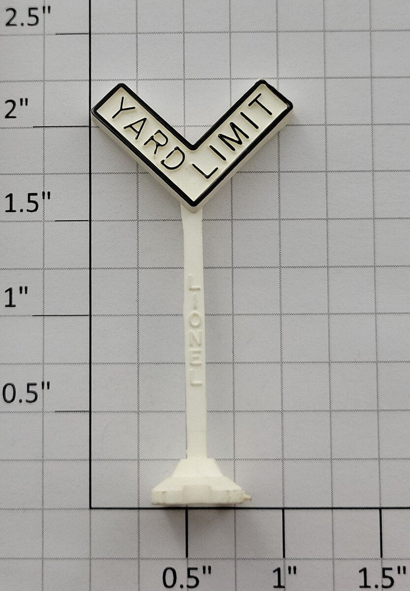 Lionel 309-1 Yard Limit Sign