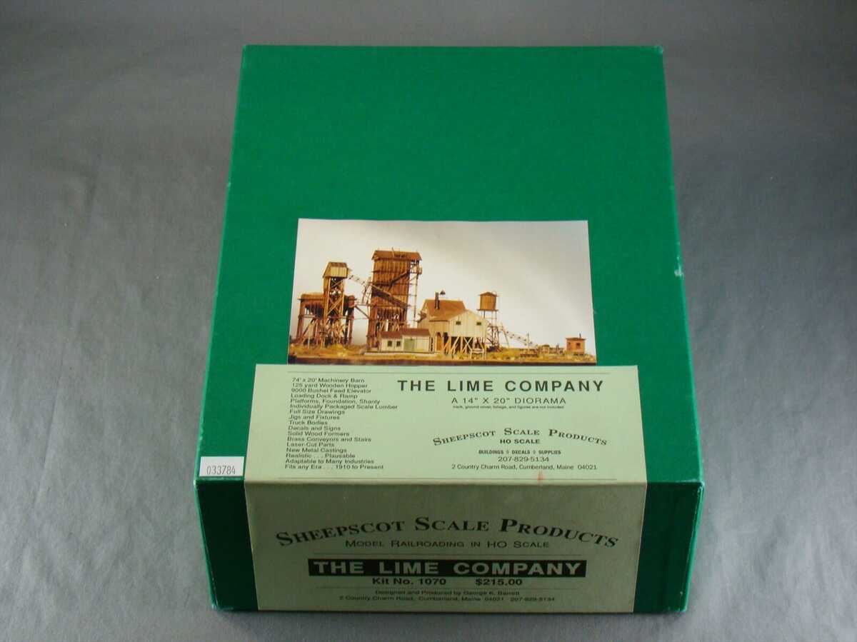 Sheepscot Scale Products 1070 HO Scale The Lime Company Building Kit