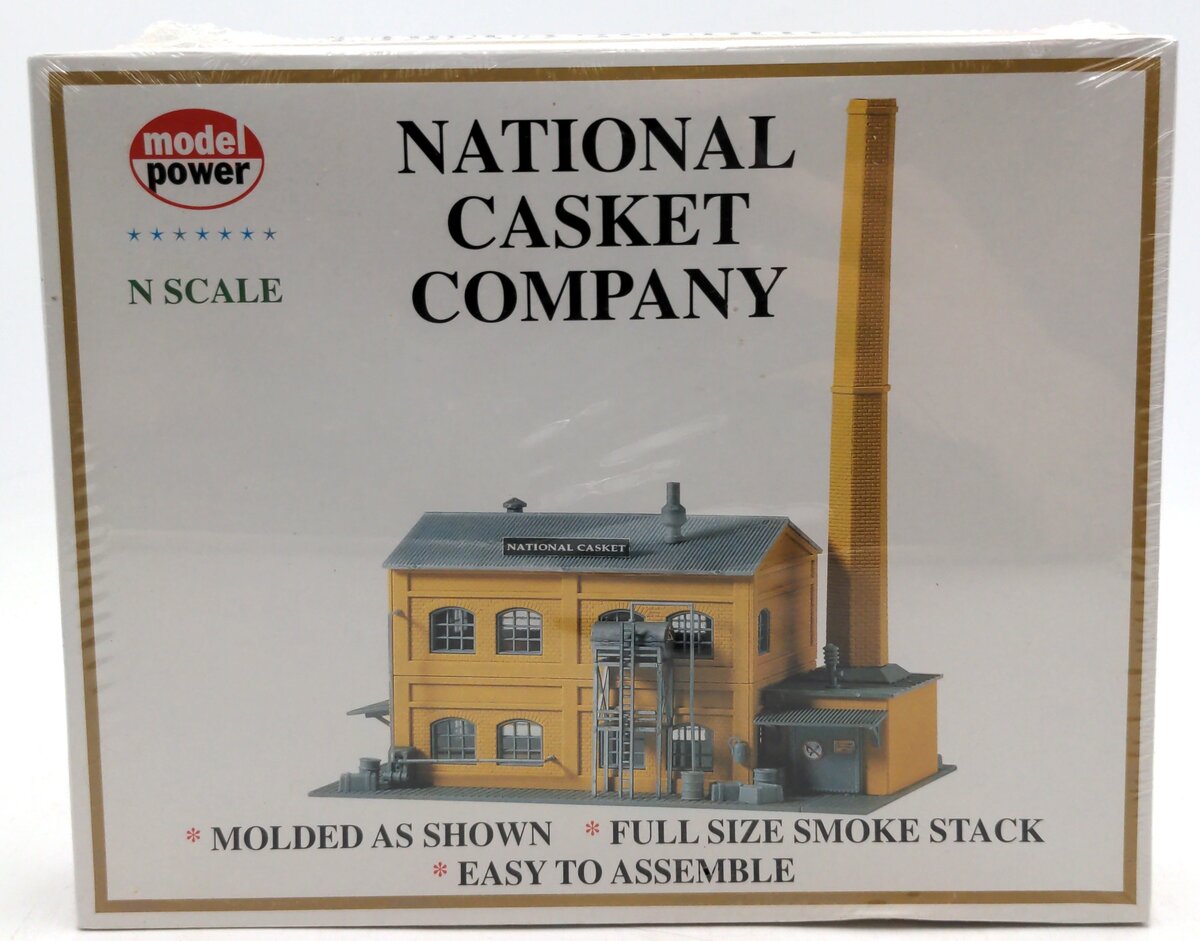 Model Power 1573 N Scale National Casket Company Building Kit