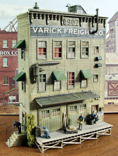 FOS Scale Limited QK1 HO Varick Freight Company Model Building Kit