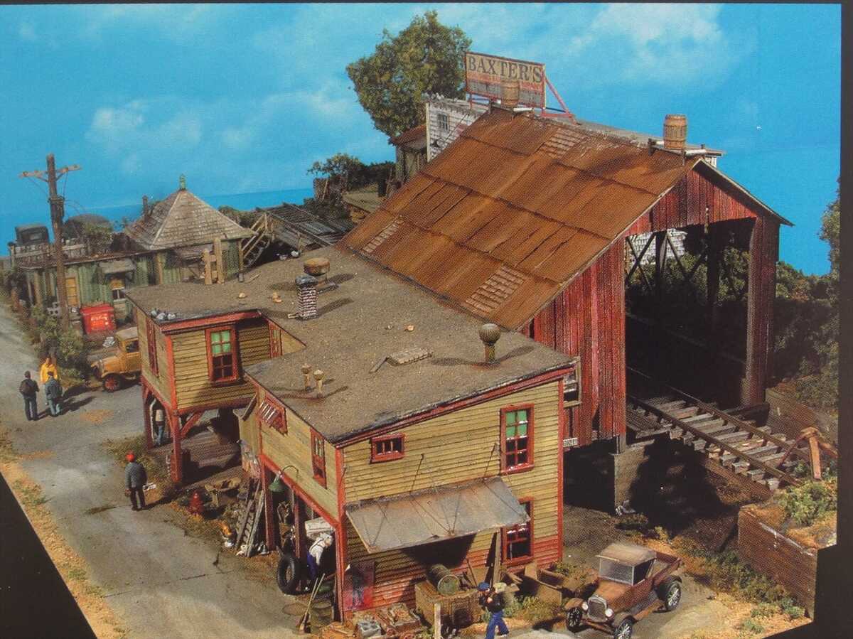 Fine Scale Miniatures 5 HO Scale Baxter's Building Supply Company Building Kit