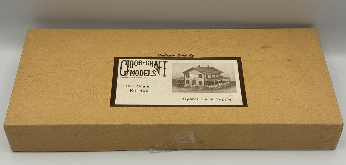 Gloor Craft 409 HO Bryan's Farm Supply Model Building Kit