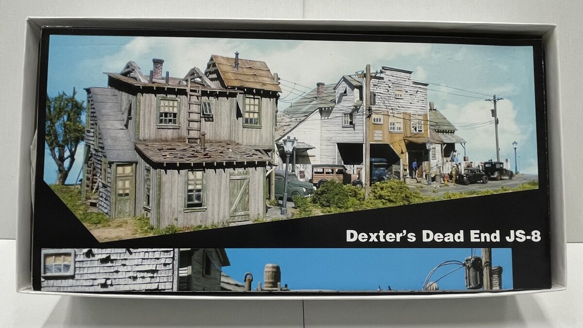 Fine Scale Miniatures 8 HO Scale Dexter's Dead End Laser-Cut Building Kit