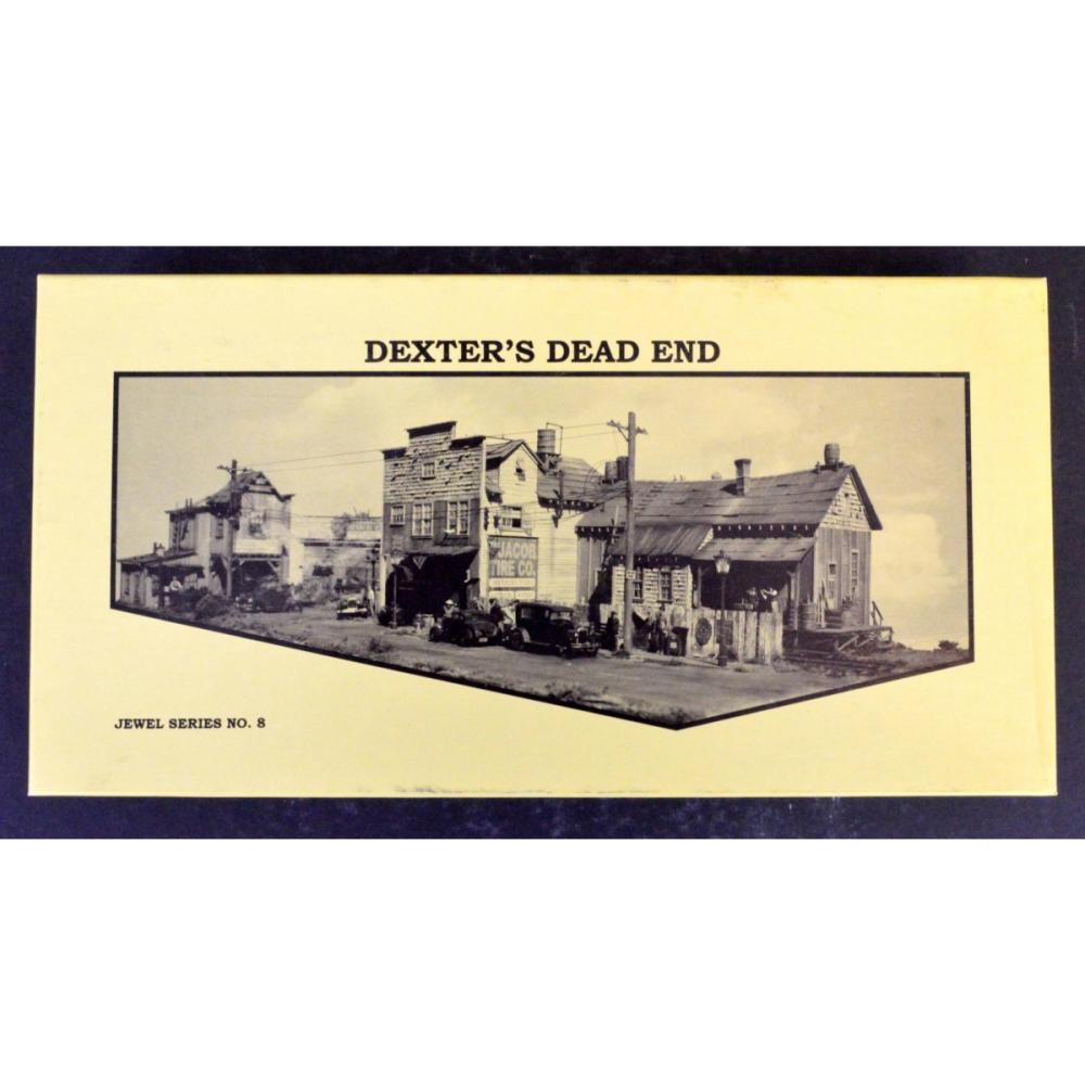 Fine Scale Miniatures 8 HO Scale Dexter's Dead End Laser-Cut Building Kit