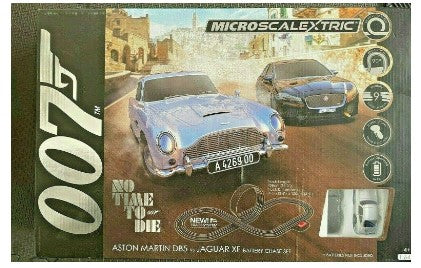 Scalextric G1161T "No Time To Die"  007 Aston Martin DB5 vs Jaguar XF Chase Set