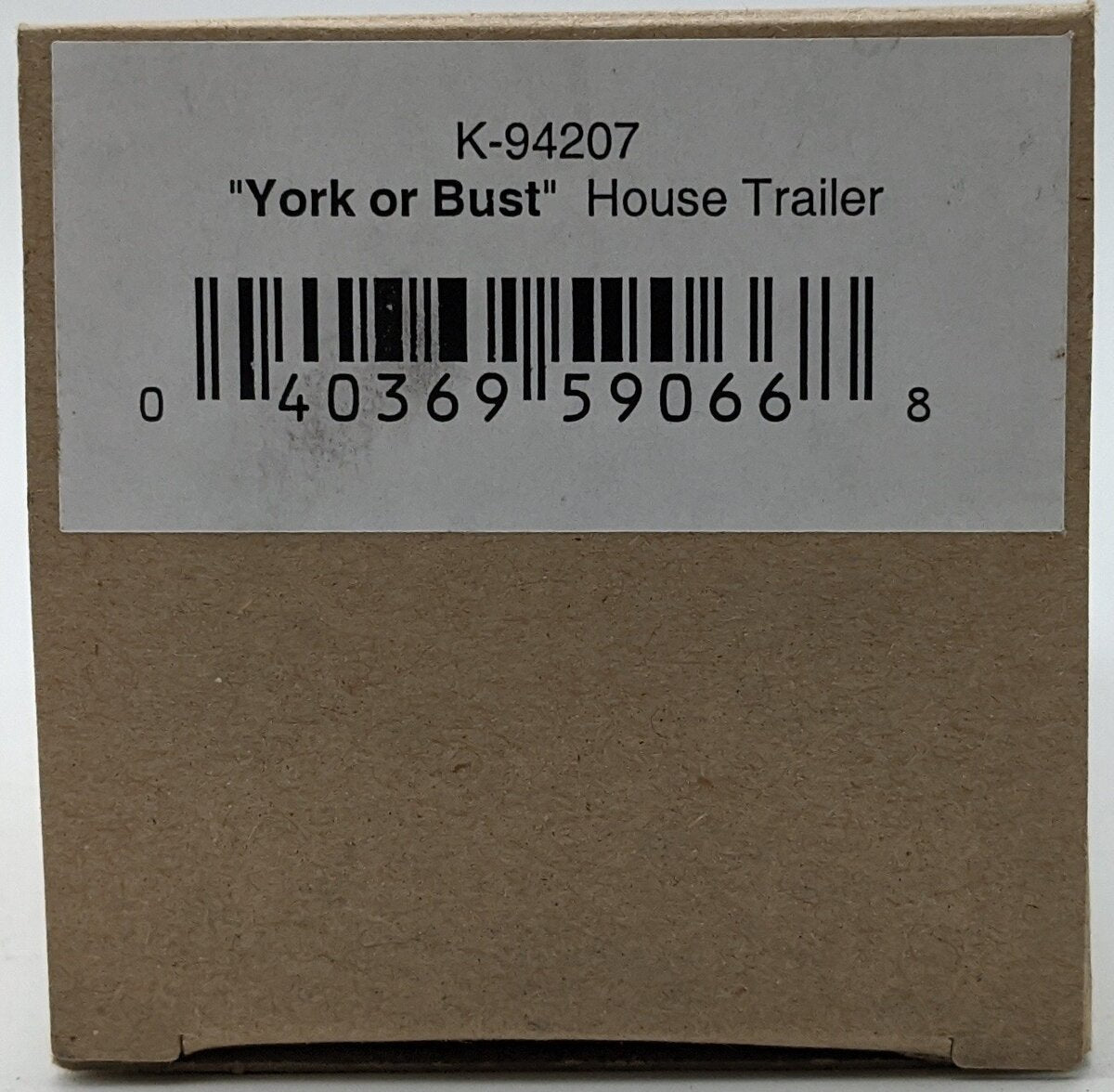 K-Line K94207 York or Bust House Trailer