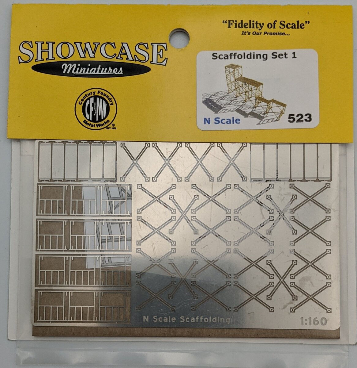 Showcase Miniatures 523 N Scale Scaffolding Set #1